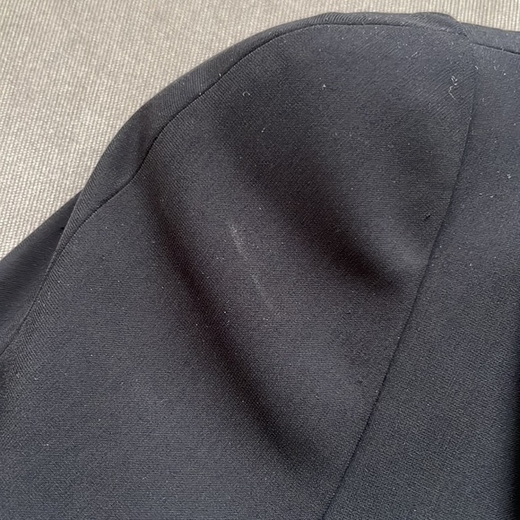 BCBGMaxAzria Black Collarless 1 Button Blazer XS - Picture 13 of 14